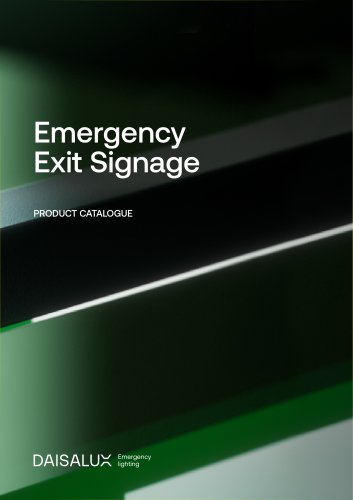 Exit Signage Catalogue