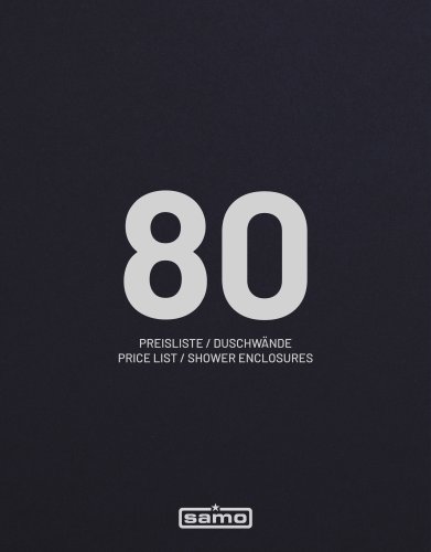 LISTINO SAMO 80 Deu-Eng