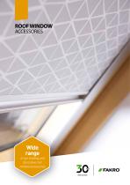 FAKRO ROOF WINDOW ACCESSORIES