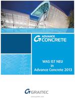 Was ist neu in Advance Concrete 2013