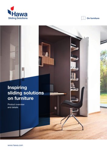 Inspiring sliding solutions on furniture