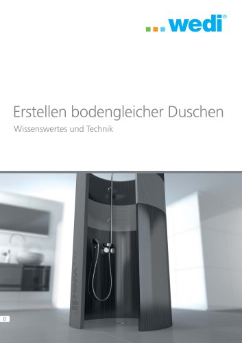 Erstellen bodengleicher Duschen - Wissenwertes und Technik