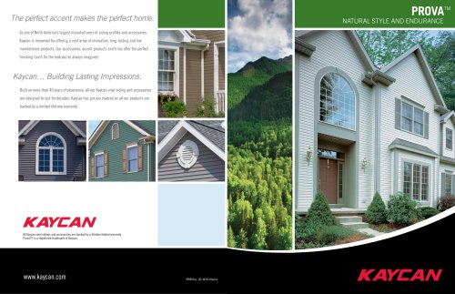 Prova brochure