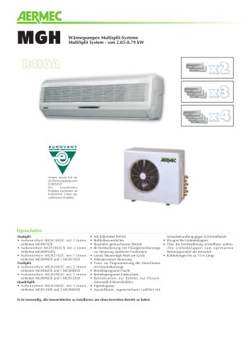 Datenblatt - multisplit system