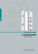 SIKU® RB - the knuckle hinge system for PVCu entrance doors