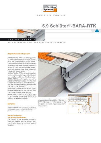 5.9 Schlüter® -BARA-RTK