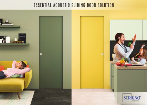 ESSENTIAL ACOUSTIC SLIDING DOOR SOLUTION