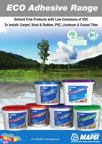 Leaflet - ECO Adhesives - Mapei UK - ITA