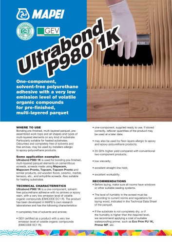 ULTRABOND P980 1K