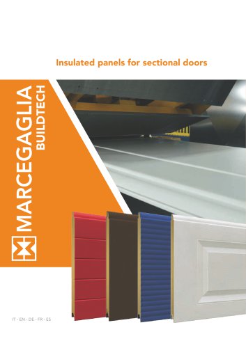 Insulated panels for sectional doors-2016