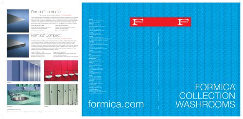 Formica® Collection Washrooms