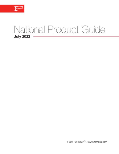 National Product Guide