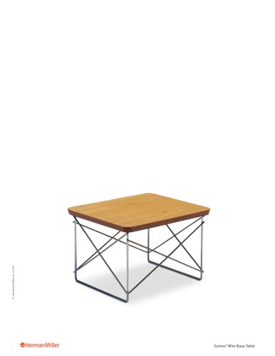 Eames Wire-Base Table Product Sheet