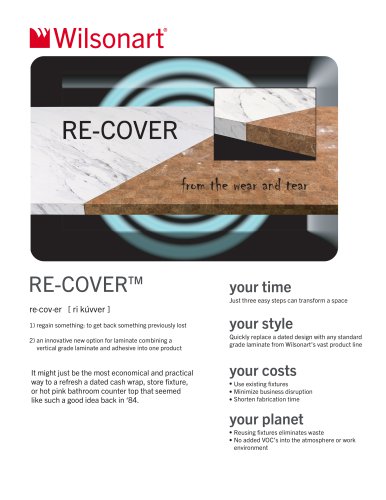 Wilsonart® RE-COVER™ Laminate