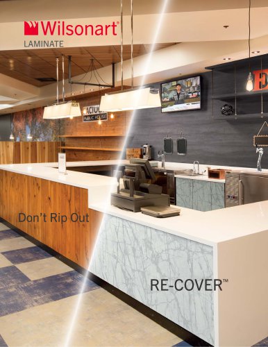 Wilsonart® RE-COVER™ Laminate Brochure