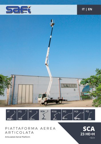 SCA23 HE+H - Articulated telescopic aerial platform + JIB - 23 m