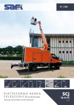 SCJ 18 H+H - Telescopic aerial platform + JIB 18m (SU VAN)