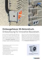 Einbaugehäuse 3D-Betondruck - 2