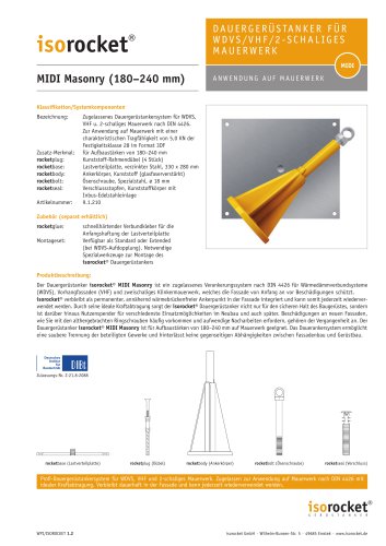 MIDI Masonry (180–240 mm)