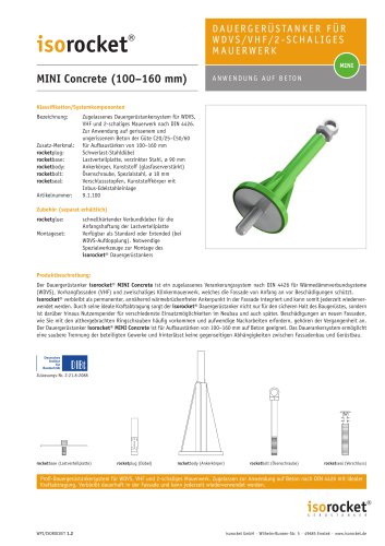 MINI Concrete (100–160 mm