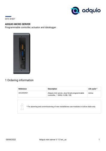 ADQUIO MICRO SERVER