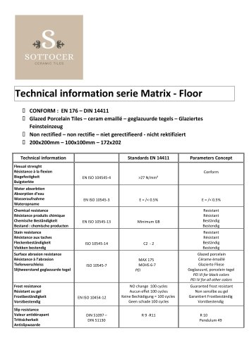 Matrix Floor Tiles
