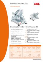 Schwerkraftschneider – Serie Diagonal SN - 1