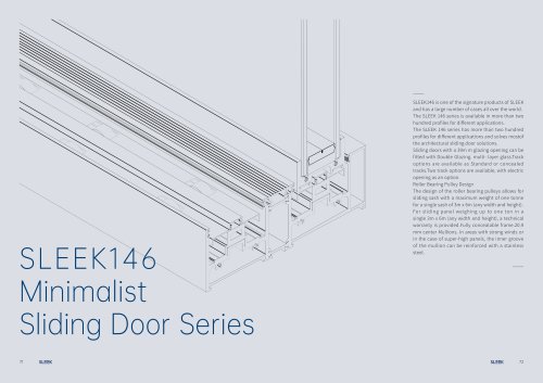 146 series sliding door