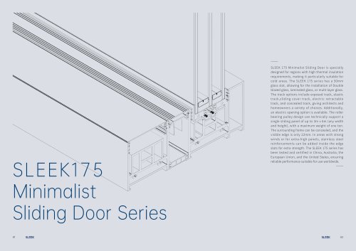 175 series sliding door