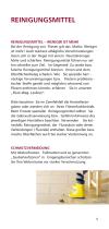 REINIGUNGS- UND PFLEGEHINWEISE - 5