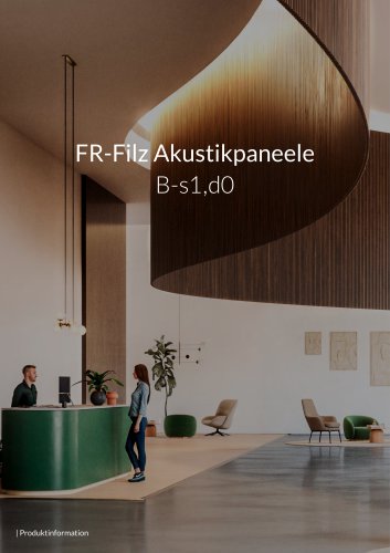 FR-Filz Akustikpaneele B-s1,d0