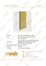 Laminated Glass Metal Mesh - QKGDB-20