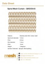 Spiral mesh curtain-QKDCB-03