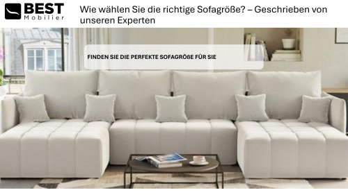 Einkaufsratgeber - Sofagröße-DE