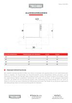 Aluminiumfußmatten Techem - 7