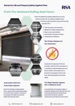 iCat® Fire Resistant Rolling Steel Doors