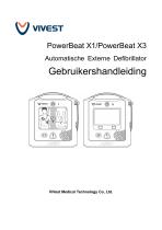 PowerBeat X Series Defibrillator User Manual (Dutch)