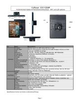EVI-YZ08P : 8-Zoll-Android-Tablet mit POE-Ethernet-Anschluss – NFC und LED optional-1