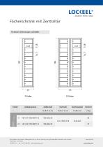 Fächerschrank mit Zentraltür -2