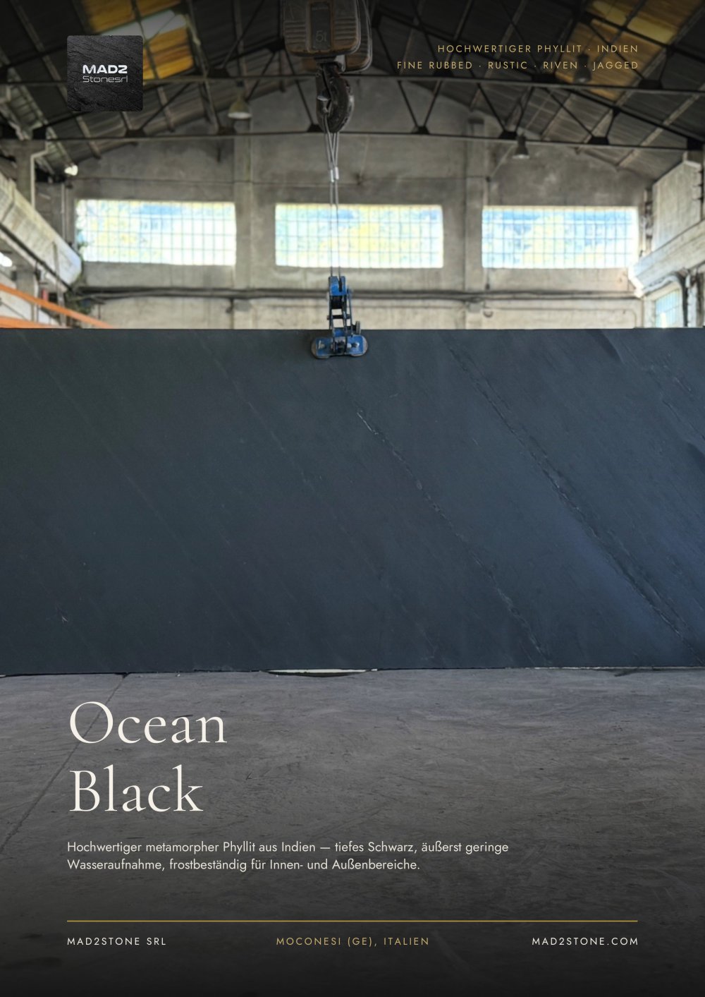 Ocean Black - Mad2Stone SRL