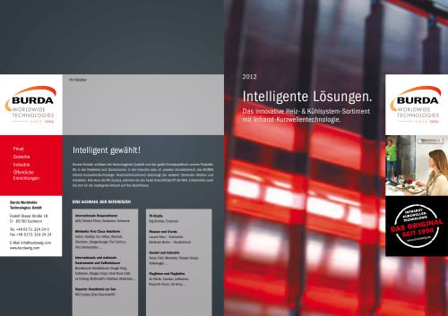 Intelligente Lösungen. Das innovative Heiz- und Kühlsystemsortiment mit Infrarot-Kurzwellentechnologie