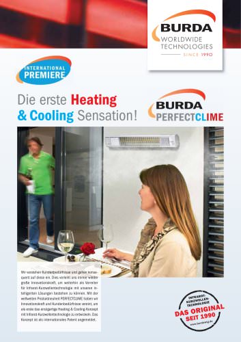 PERFECTCLIME. DIE ERSTE HEATING & COOLING SENSATION.