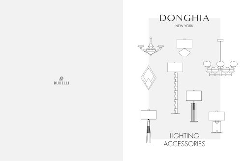 Donghia - 2018-2019 Furniture & Lighting Catalogue