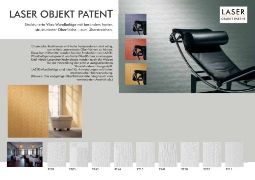 LASER OBJEKT PATENT