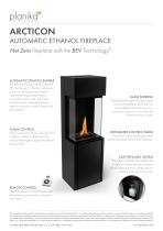 ARCTICON AUTOMATIC ETHANOL FIREPLACE