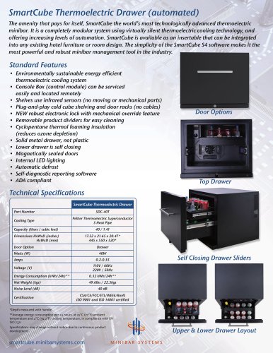 SmartCube Thermoelectric Drawer (automated)