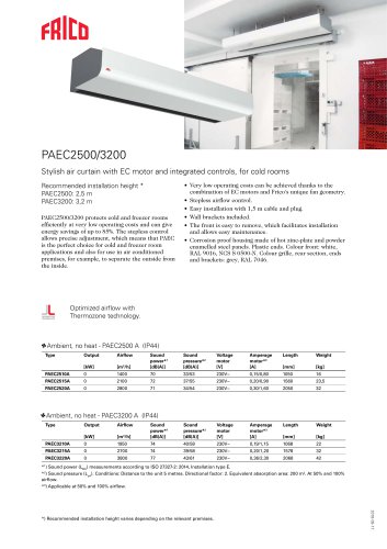 PAEC2500/3200