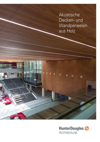 Derako® Acoustic ceiling and wall panels