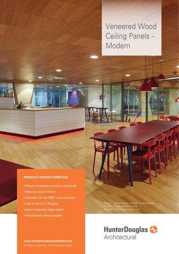 Derako® Veneered Tiles Modern | Technical Leaflet