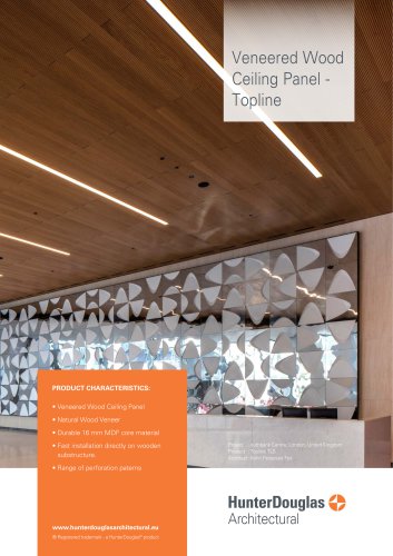 Derako® Veneered TopLine | Technical Leaflet